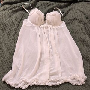 Elegant White Slip Dress